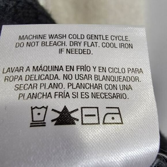 Metaphor Sweater Color Block Black Cream‎ Womens Medium Top Long Sleeve EUC - Picture 5 of 6